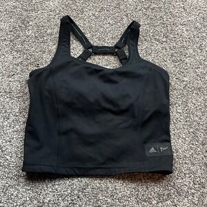 Adidas Parley AEROREADY Sports Bra Tank Top Black XS Recycled Polyester nwt